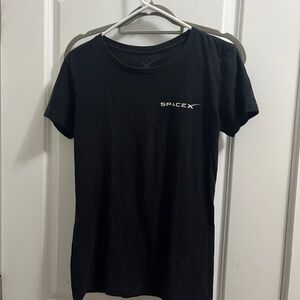 SpaceX Women's Black Short Sleeve Tee